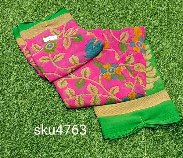 AAMARAPALI SYNTHETIC SAREE-SKU-4763