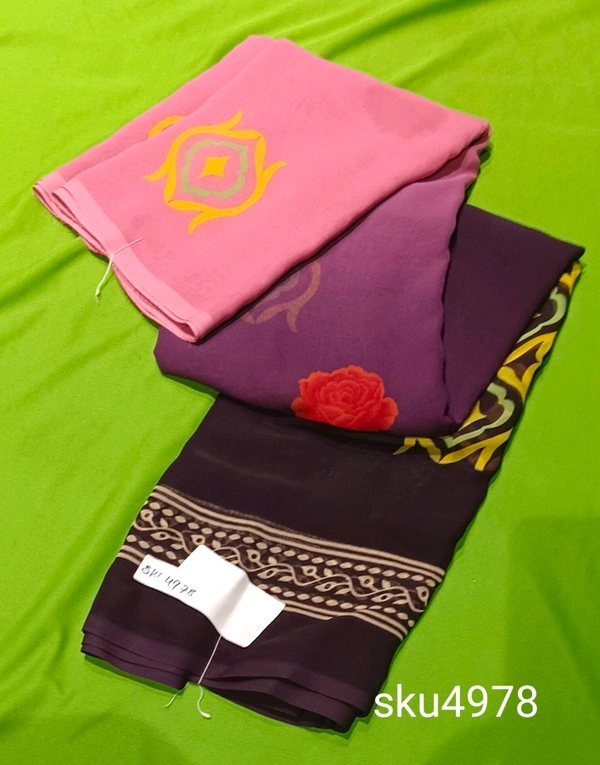 KALP FASHIONS SYNTHETIC SAREE-SKU-4978
