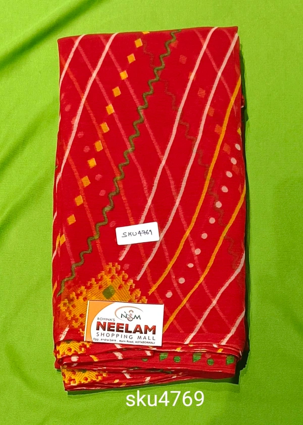 MAHI FASHIONS SYNTHETIC SAREE-SKU-4769