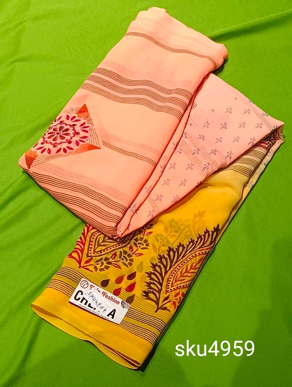 KALP FASHIONS SYNTHETIC SAREE-SKU-4959