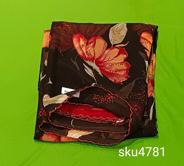 APPLE SYNTHETIC SAREE-SKU-4781
