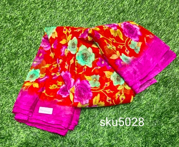 CRUSH SAREE-SKU-5028 - NSM