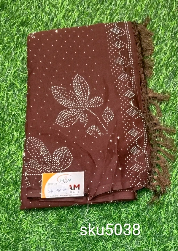 NSM SUGAR WORK SAREE-SKU-5038 - SALAAR
