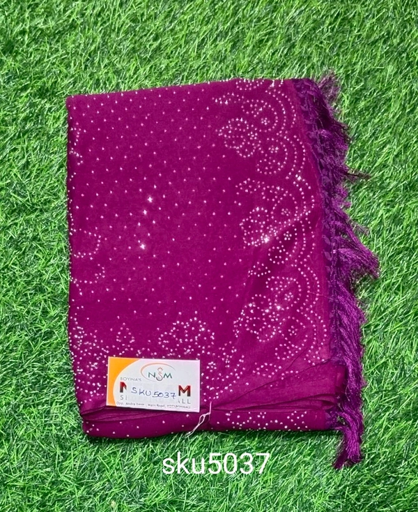 NSM SUGAR WORK SAREE-SKU-5037 - SALAAR