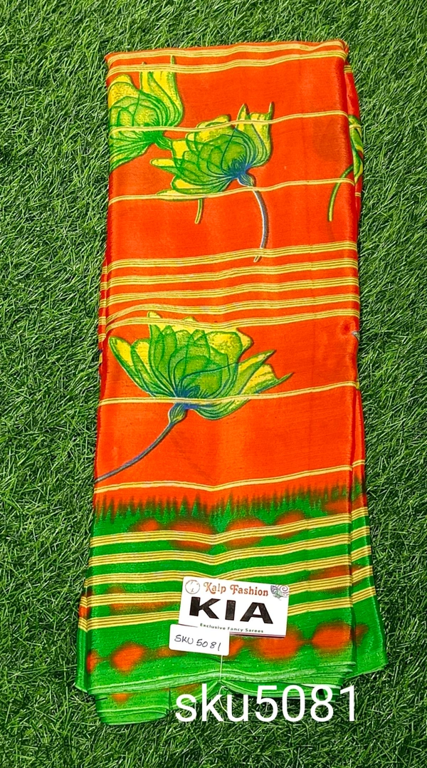 KALP FASHIONS CRAPE SAREE-SKU-5081 - KIA