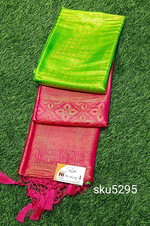 NSM SOFT SAREE-SKU-5295 - COPPER PLUS