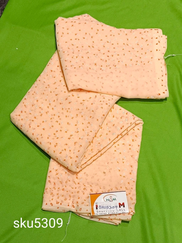 MAHI CHIFFON SAREE0SKU-5309 - NSM