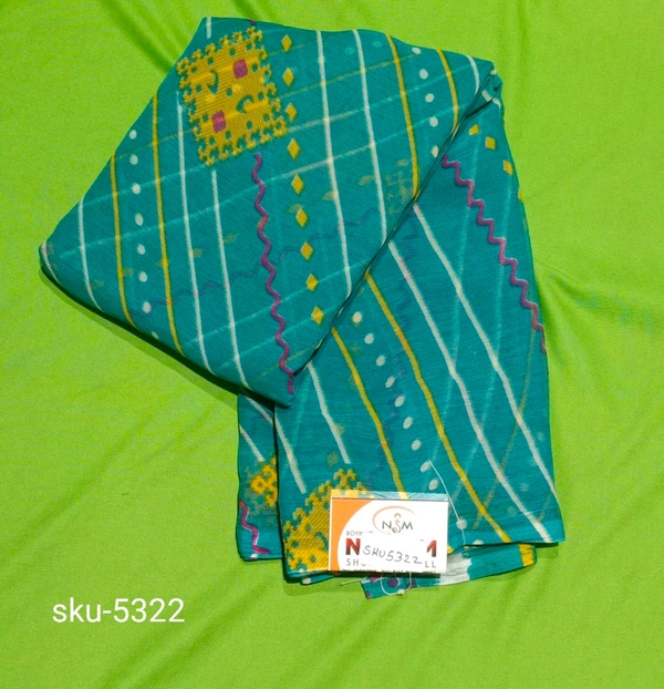 NSM CHIFFON SAREE0SKU-5322 - BAFRI