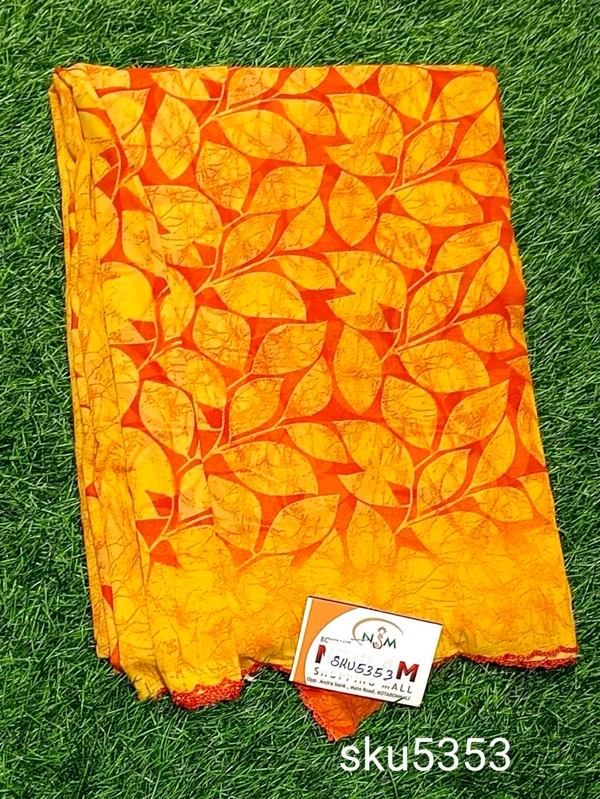 VIMRASH FANCEY SAREE-SKU-5353 - GUNJAN