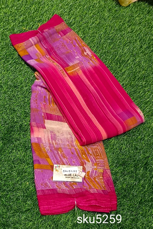 MANTRA FANCEY SAREE-SKU-5259 - BLUE LADY