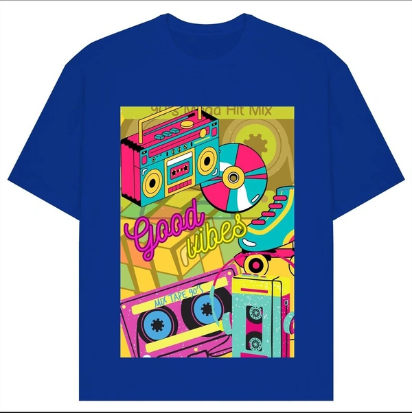 Classy Blue Tshirt - Royal Blue, M