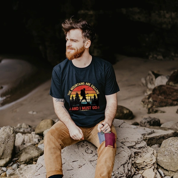 Mountains Oversized  Tshirt - M