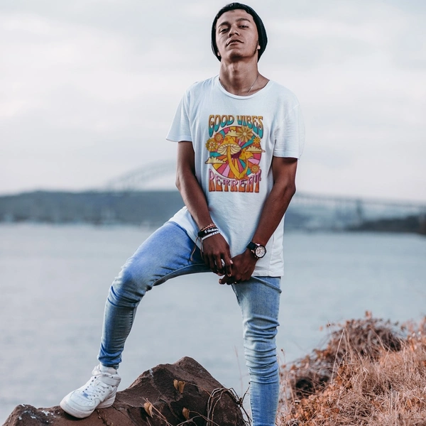 Good Vibes Oversized Tshirt  - L