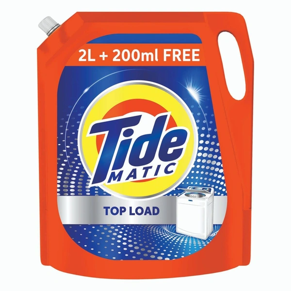 Tide Liquid Detergent- Top Load 2l + 200ml Free