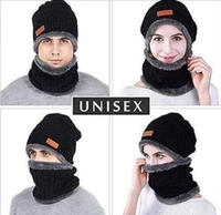 Men & Women Winter Cap with Touch screen winter Gloves - Dorado, Free Size