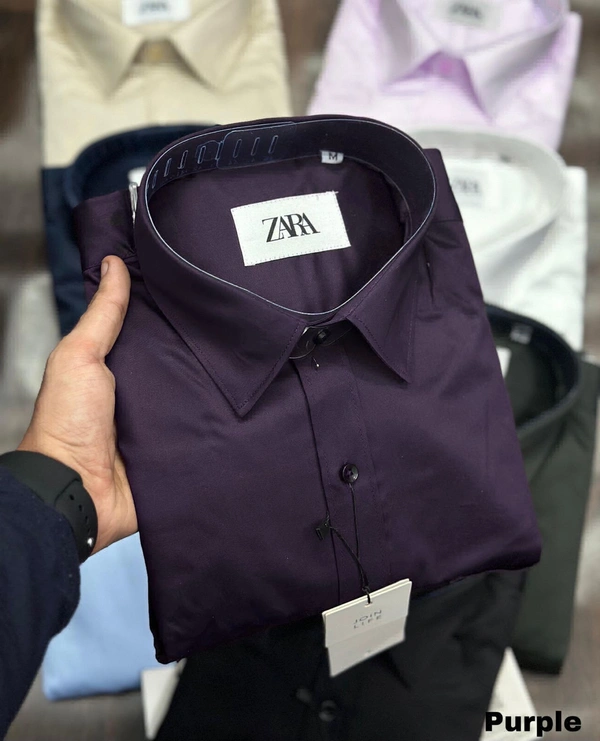 The Unity Style Zara Men Custom Fit Normal Shirt - M38