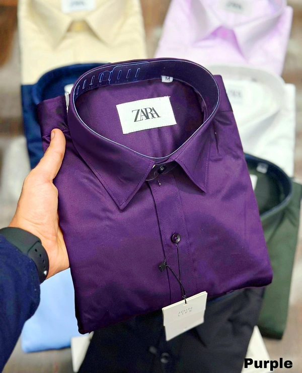 The Unity Style Zara Men Custom Fit Normal Shirt - M-38