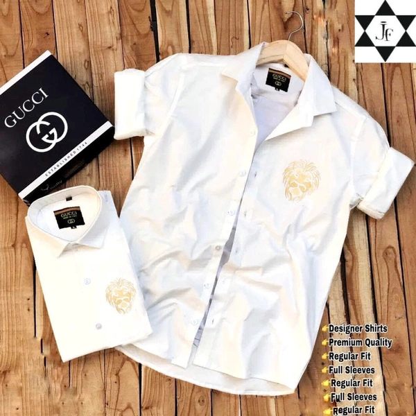 The Unity Style Gucci Men Custom Fit Normal Shirt - L-40