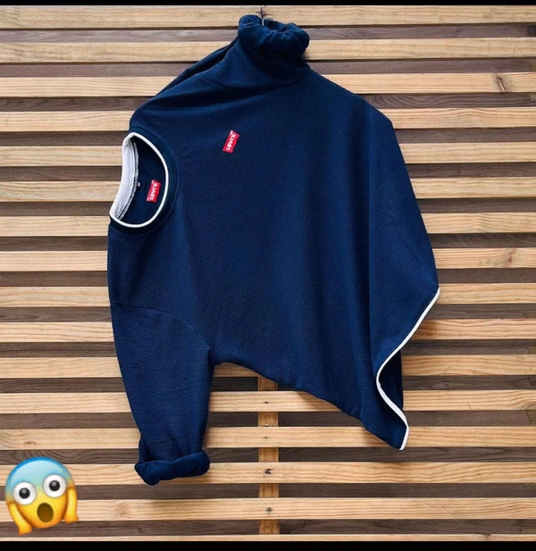 The Unity Style Popcorn  Full Sleeves Tshirt Navy - XXL-42