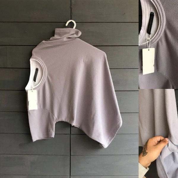 The Unity Style Men's Solid  popcorn T-shirt - XXL-44