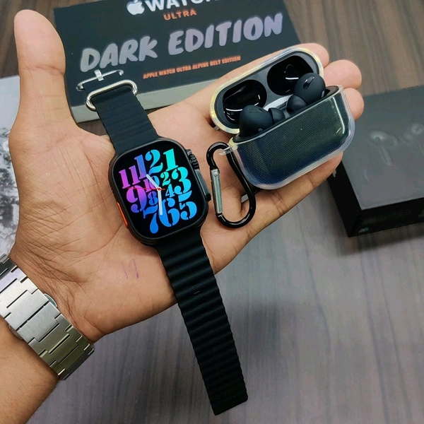 Airpods Pro Black Usa & Apple Watch Ultra Dark Edition - COMBO