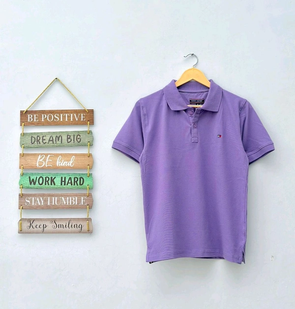 The Unity Style Burberry SAP Matty Premium Half Sleeve T-Shirt with - Available in 9Colors - Purple, XL-42