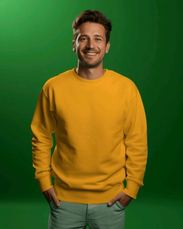 Cozy Winter Sweatshirt Collection - Musturd, M-38