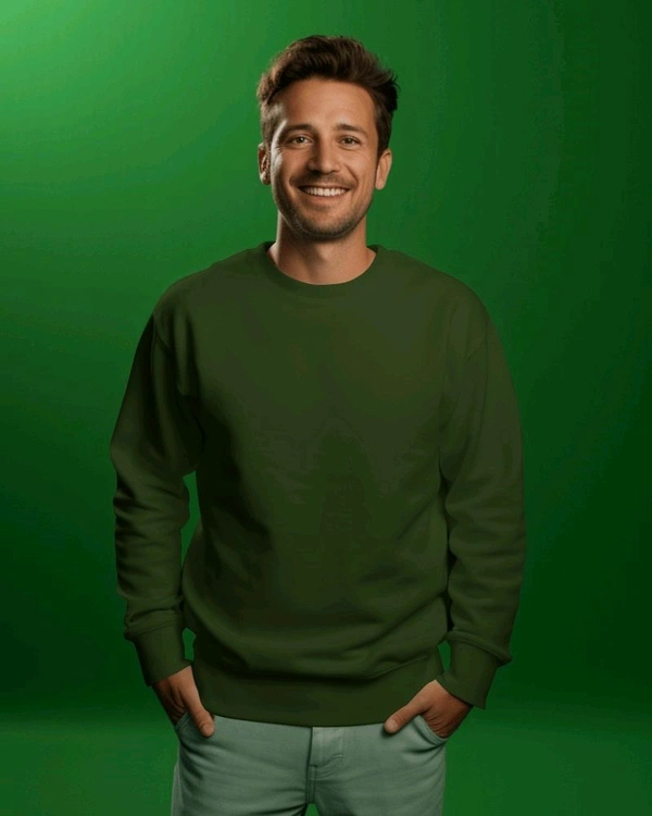 Cozy Winter Sweatshirt Collection - Green, XXL-44