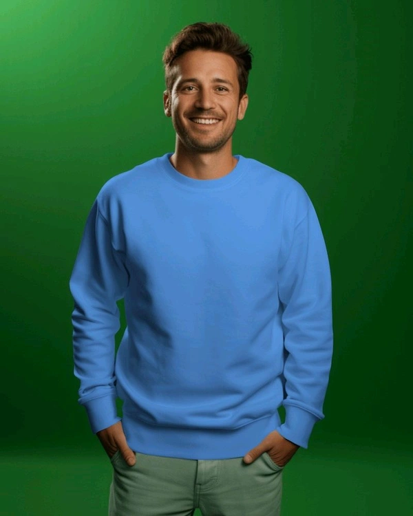 Cozy Winter Sweatshirt Collection - Smalt Blue, M-38