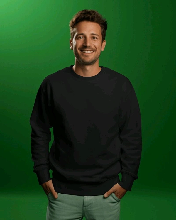 Cozy Winter Sweatshirt Collection - Black, XXL-44