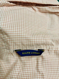 The Unity Style RL POLO Shirt Regular fit Gingham Checkd Formal Shirt - L-40