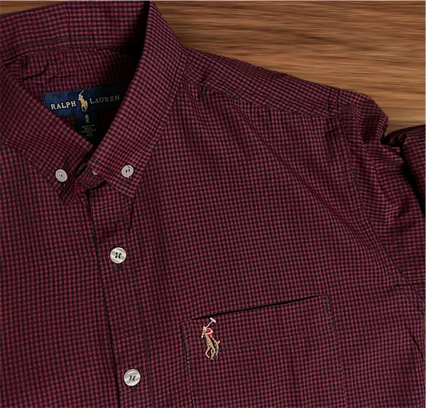 RL POLO Shirt Regular fit Checkd Formal Shirt (Pack Of 3) - M-38