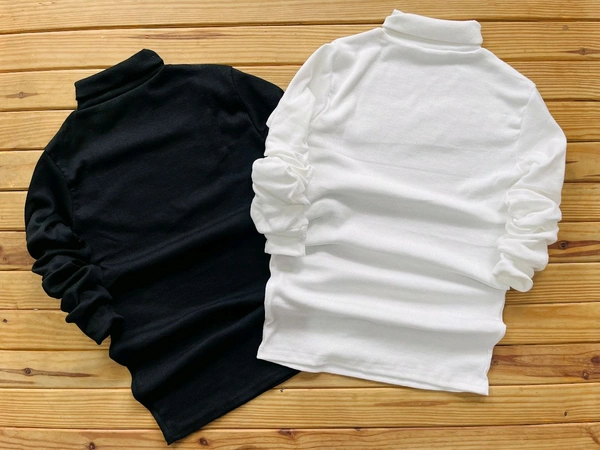 The Unity Style Men’s Premium High Neck Sweater | Winter Wear | Stylish & Comfortable - Black, S-36