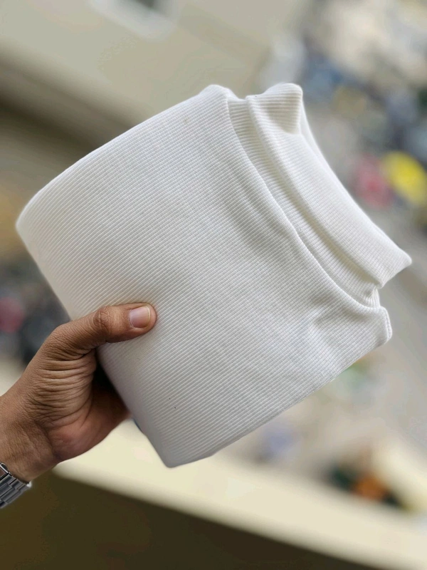 Men’s Premium High Neck Sweater | Winter Wear | Stylish & Comfortable - White, L-40