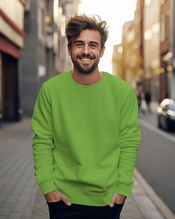 Cozy Winter Sweatshirt Collection - Neon, M-38