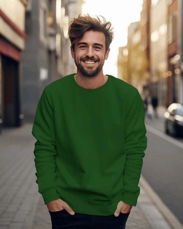 Cozy Winter Sweatshirt Collection - Parsley, XXL-44
