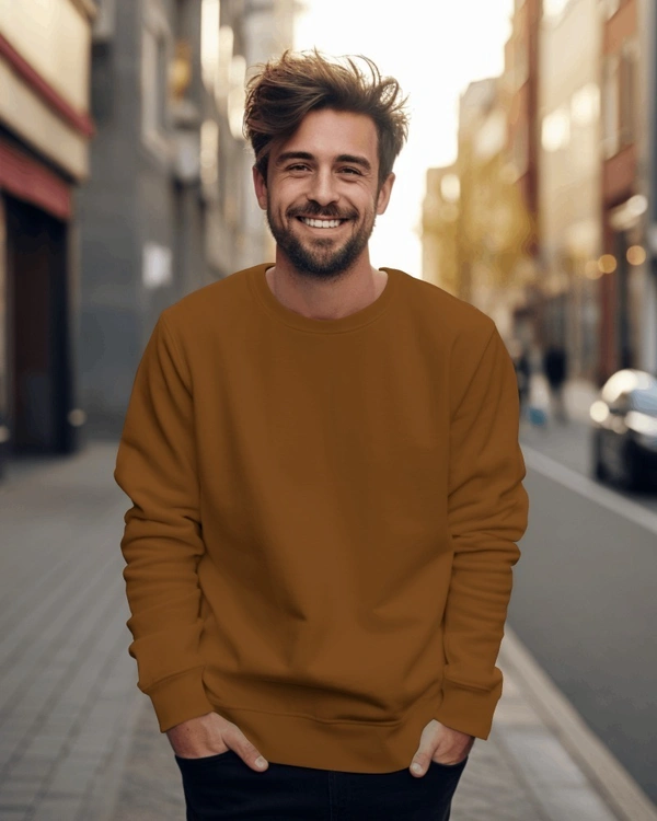 Cozy Winter Sweatshirt Collection - Copper Rust, XXL-44