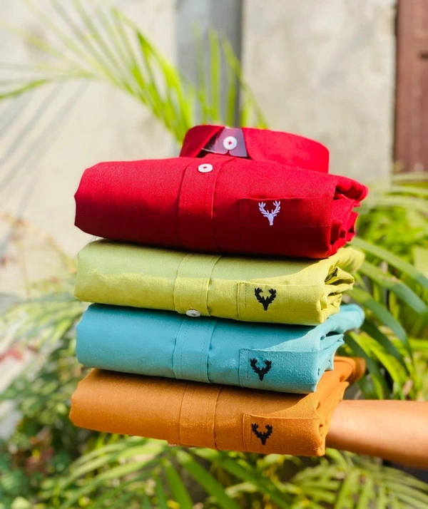 Allen Men's Plain Shirt Combo - Pack of 4 | Premium Cotton | Casual & Formal Wear - XXL-44