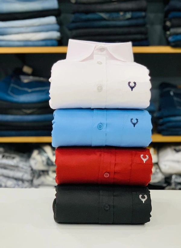 Allen Men's Plain Shirt Combo - Pack of 4 | Premium Cotton | Casual & Formal Wear - M-38