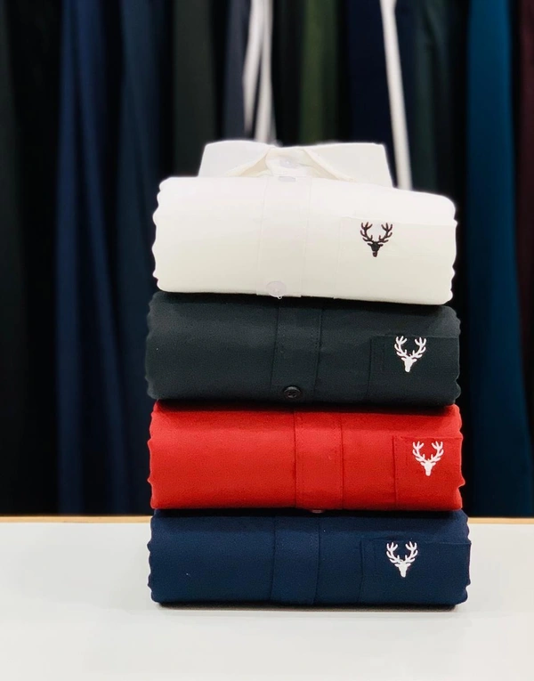 Allen Men's Plain Shirt Combo - Pack of 4 | Premium Cotton | Casual & Formal Wear - L-40