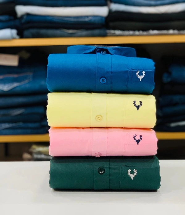 Allen Men's Plain Shirt Combo - Pack of 4 | Premium Cotton | Casual & Formal Wear - M-38