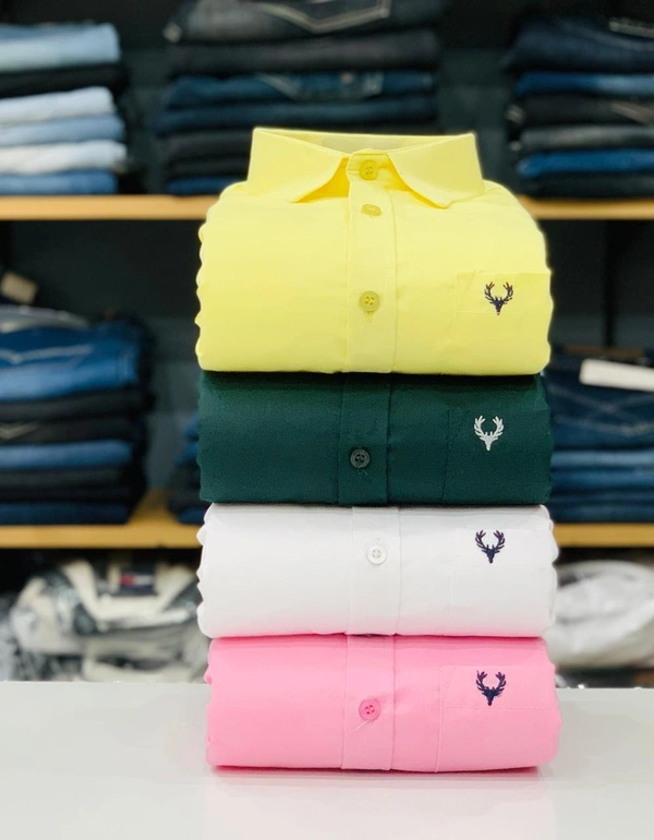 Allen Men's Plain Shirt Combo - Pack of 4 | Premium Cotton | Casual & Formal Wear - XL-42