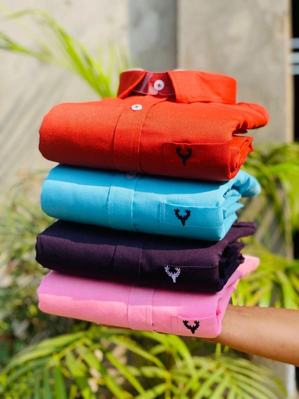 Allen Men's Plain Shirt Combo - Pack of 4 | Premium Cotton | Casual & Formal Wear - L-40