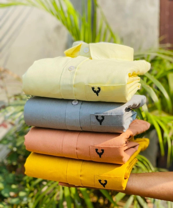 Allen Men's Plain Shirt Combo - Pack of 4 | Premium Cotton | Casual & Formal Wear - XXL-44