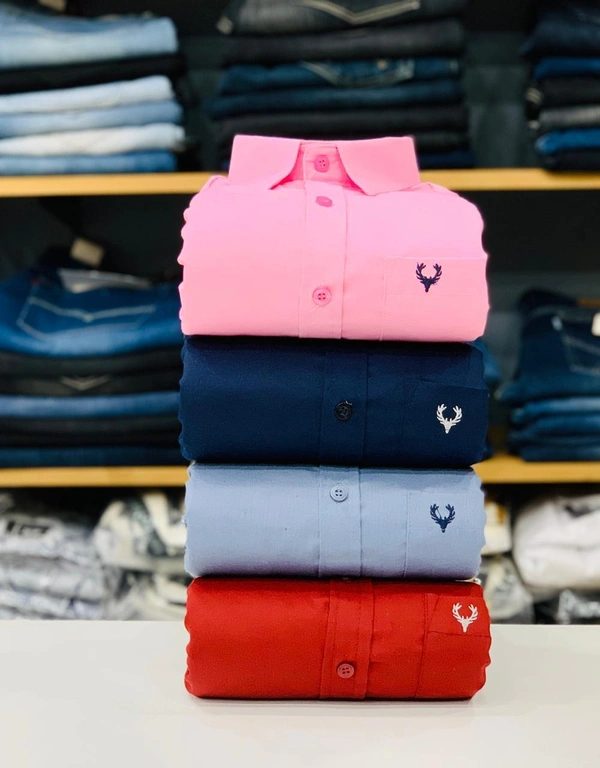 Allen Men's Plain Shirt Combo - Pack of 4 | Premium Cotton | Casual & Formal Wear - XXl-44