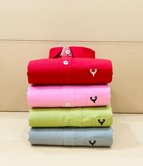 Allen Men's Plain Shirt Combo - Pack of 4 | Premium Cotton | Casual & Formal Wear - M-38