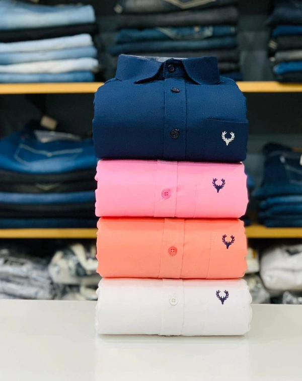 Allen Men's Plain Shirt Combo - Pack of 4 | Premium Cotton | Casual & Formal Wear - M-38