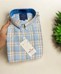 The Unity Style Allen Shirt Regular fit Checkd Formal Shirt - XXL-44