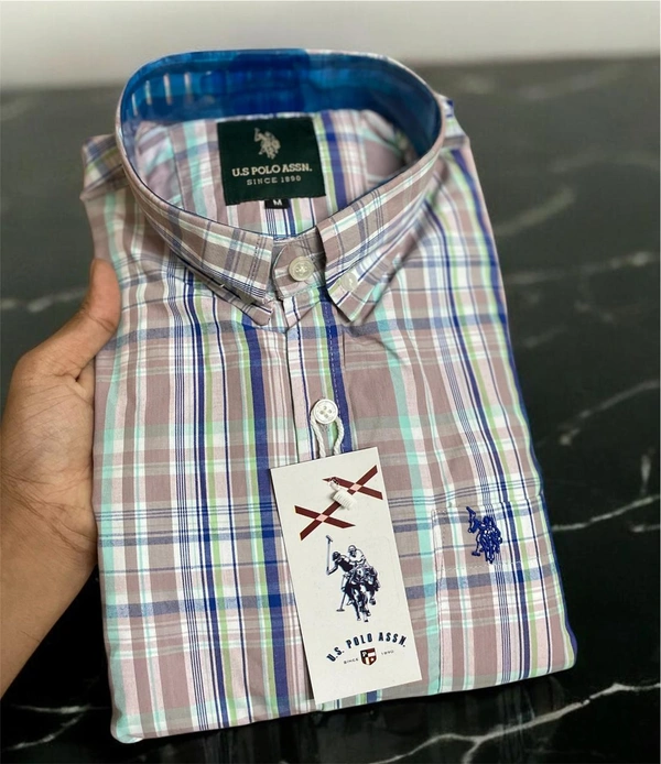 The Unity Style Allen Shirt Regular fit Checkd Formal Shirt - XXL-44