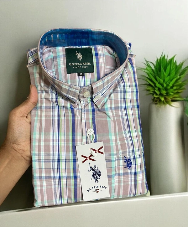 The Unity Style Allen Shirt Regular fit Checkd Formal Shirt - XXL-44